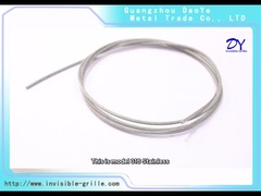 316（7x7）2,5 mm với lớp phủ nylon Vỉ nướng an toàn vô hình ban công