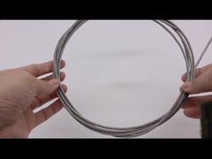 7X7 thép không gỉ dây thừng dây bảo vệ vô hình lưới cho ban công và cửa sổ