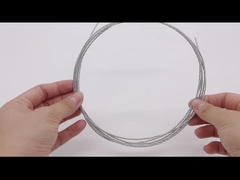 Dễ dàng để làm sạch cửa sổ Invisible Grille Cover cuối phần nhôm Teflon thép dây thừng dây thừng bề mặt