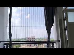 316 Stainless Steel Wire Rope Balcony Invisible Grille Chức năng chống trộm