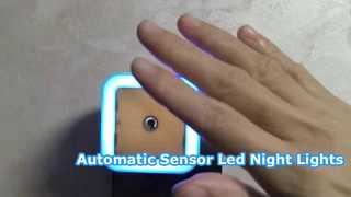 Đèn ngủ Led cảm ứng tự động Đèn ngủ tiết kiệm năng lượng Đèn ngủ nhiều màu cho phòng ngủ