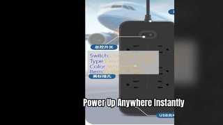 Ổ cắm điện di động có sạc nhanh USB