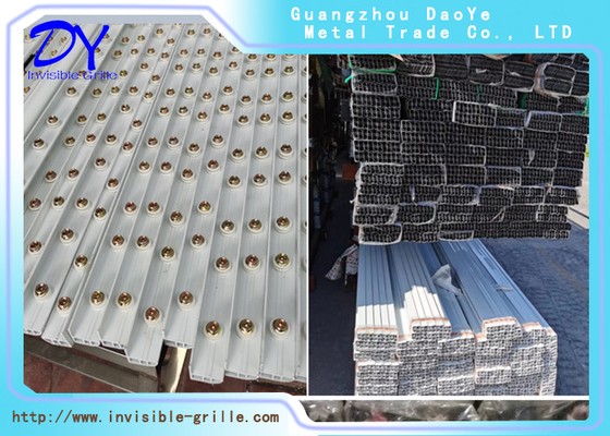 Dây cao su Ban công trường học Thiết kế mặt tiền lưới tản nhiệt vô hình