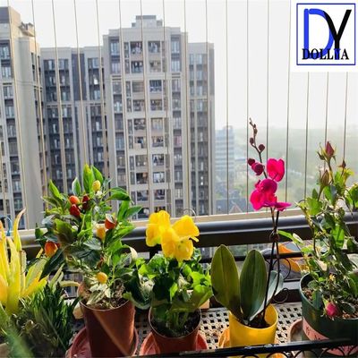 Stainless Steel Window Invisible Grille with Dust-proof and Decoration Features for Vertical Opening