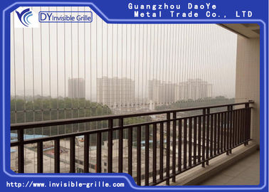 316 lớp thép không gỉ dây chuyền ban công lưới không thể nhìn thấy cho thiết kế nội thất hiện đại