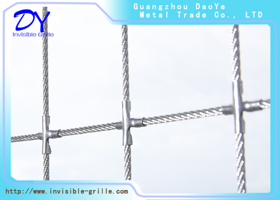 Tầm nhìn không bị cản trở của thiên nhiên ban công Grille vô hình cho thẩm mỹ ban công
