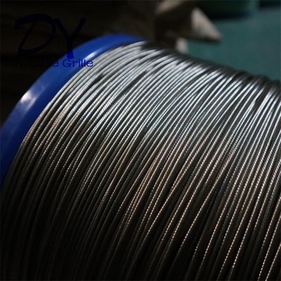 304 Stainless Steel Wire 316 Stainless Steel Wire For Window Invisible Grille For School Protection Sắt thép cho cửa sổ