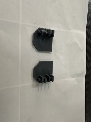 Thích hợp cho nướng trong nhà và ngoài trời Thiết bị nướng vô hình Đồ phụ kiện nướng nhôm Mẫu nắp đầu đường sắt loại 20mm Các thành phần bền