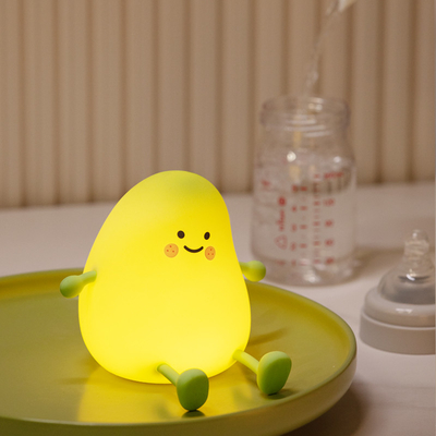Mango Fruit Night Light USB Sản phẩm có khả năng sờ lại cảm ứng đèn bàn silicone đèn LED trang trí cạnh giường quà tặng đèn phòng ngủ trẻ em