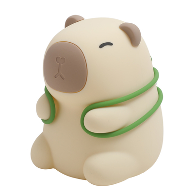 Logo tùy chỉnh Capybara Kids Gift Bedroom Sleeping Cute Soft Lamp Color Gradient Dog Silicone Night Light
