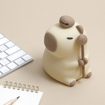Funny Cartoon Capybara Night Light Tap Control 1200mAh Đèn ngủ có thể sạc lại với 7 màu thay đổi