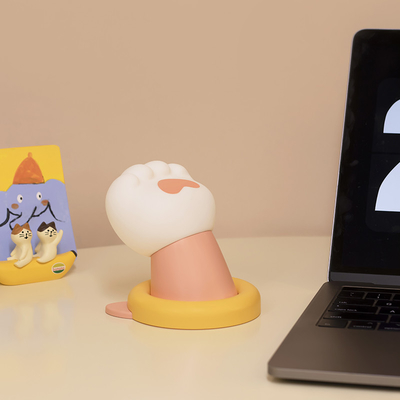 Cat Claw sáng tạo Night Light sạc USB quà sinh nhật dễ thương và dễ thương thực tế cô gái quà silicone Patting Light