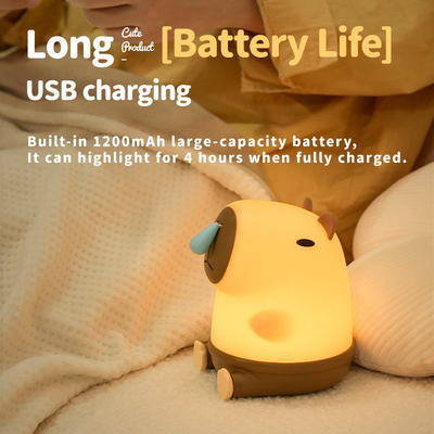 Thiết kế phòng sáng tạo đèn LED Snottybara Đèn đêm USB Sản phẩm hoạt hình Sản phẩm nuôi động vật đèn silicone