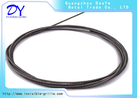 Không bị cản trở View Invisible Balcony Grille Cáp thép không gỉ cao nhất