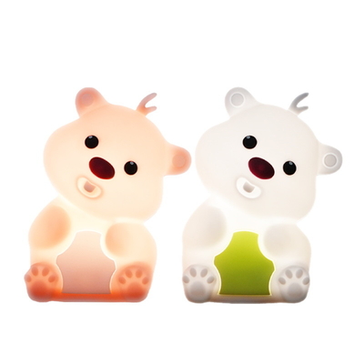 Tạo dựng lễ hội trang trí Silicone Night Light LED Pat Ngủ bầu không khí đồ chơi Ngày trẻ em quà Giáng sinh