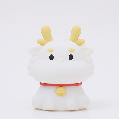 LED USB sạc lại Dimming Dragon Touch phim hoạt hình đồ trang trí phòng ngủ dễ thương silicone baby loung Table Lamp Night Light