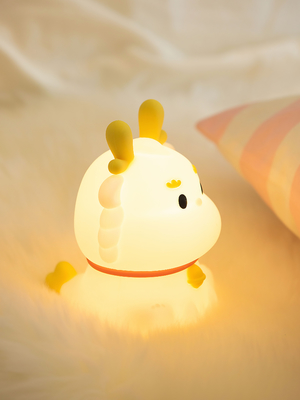 Smart Voice Dragon Charge With Sleeping Silicone Pat Creative Night Light Gift Colorful Atmosphere Light (Tiếng thông minh)