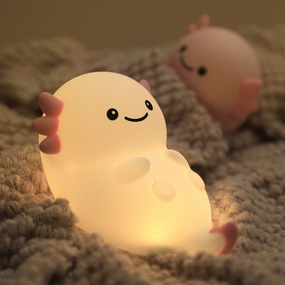 Modern Home USB Night Light Hexagonal Dinosaur Baby Fish LED với cảm biến cảm ứng Màu sắc Silicone Đèn sạc lại