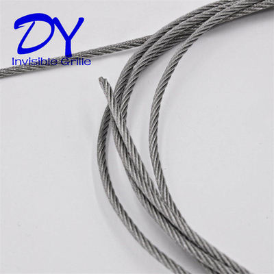 316 Wire Nylon Coating2.0mm Balcony Invisible Grille CombinationAn ninh