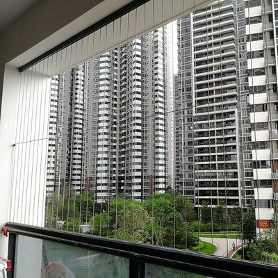 Không bị cản trở thiên nhiên nhìn không nhìn thấy ban công lưới với bền 304/316 dây thép
