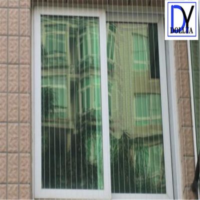 Cửa sổ dây thép thép nylon không nhìn thấy được lưới điện thẳng đứng hướng mở ngang Khoảng cách dây 5cm 6cm 10cm 12cm Màn chắn an toàn cửa sổ