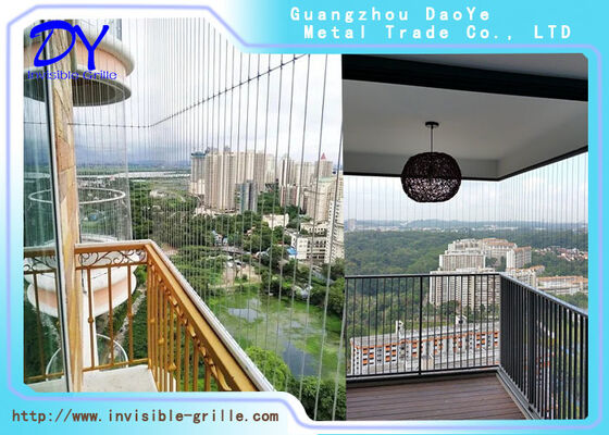 6m Set Solid Steel Wire Grill Stainless Steel Cable Highest Grade Wire Mesh Panel Được thiết kế cho công nghiệp và an ninh lâu dài