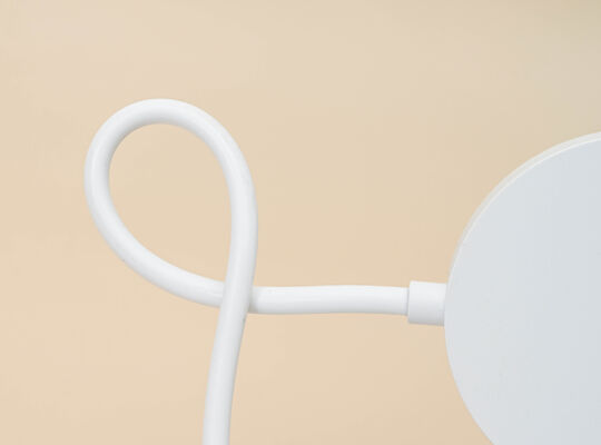 Đèn bàn LED hiện đại dành cho trẻ em Chiếc cổ Clip-On điều khiển cảm ứng USB Sản phẩm sạc lại Đèn đêm màu trắng cho học sinh