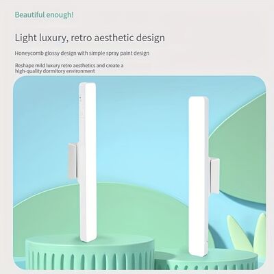 Đèn bàn LED nhiệt độ màu 3500-6500K, Điện áp định mức 5V 1A, Lý tưởng cho chiếu sáng công việc, đọc sách và trang trí