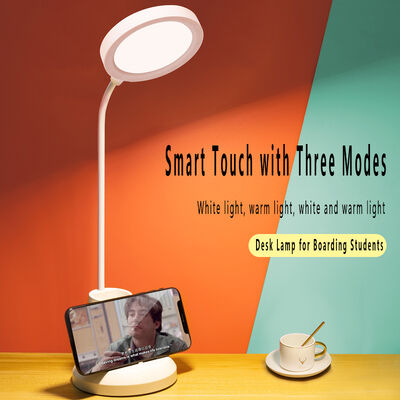 Đèn bàn hiện đại đơn giản giá đỡ bút LED có thể sạc lại, cắm điện, bảo vệ mắt, đèn học, đèn đọc sách ký túc xá đại học, cảm ứng