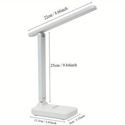 Đèn bàn LED chiếu sáng có thể điều chỉnh độ sáng cho văn phòng, học tập và làm việc