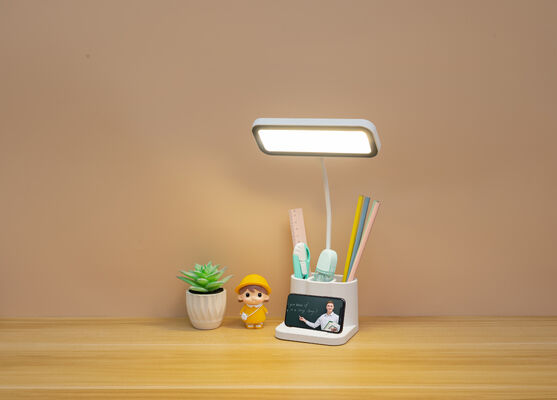 Đèn bàn LED kiểu Bắc Âu với phích cắm USB Thiết kế hiện đại Đèn đọc sách cho ban đêm Học tập tại nhà Quà tặng đặc biệt Đèn bàn Ống đựng bút