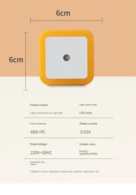 Đèn ngủ dễ thương Ánh sáng dịu nhẹ Cảm biến chuyển động Thư giãn và An toàn Ban đêm