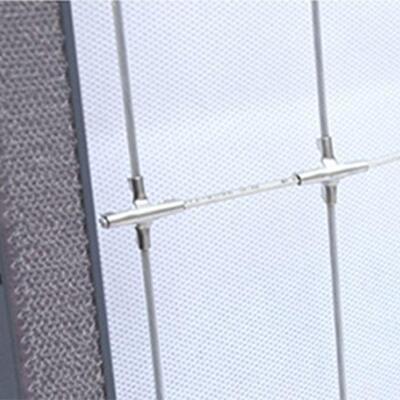 6cm Wire Distance Gap Window Invisible Grille An toàn trong nhà ngoài trời Màn hình bảo vệ đặc biệt cho nhà Văn phòng và không gian công cộng