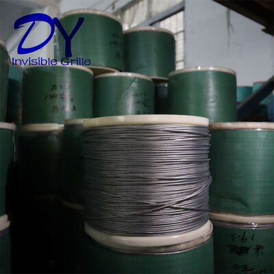 Cửa sổ không thể nhìn thấy lưới an toàn Đường mở dọc chiều ngang Màu nhôm Đen sữa trắng Xám lý tưởng để bảo vệ tòa nhà an toàn