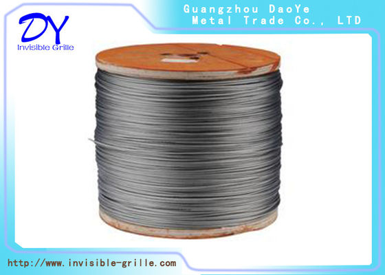 Chiếc cửa sổ không thể nhìn thấy được cho bề mặt dây thừng thép nylon
