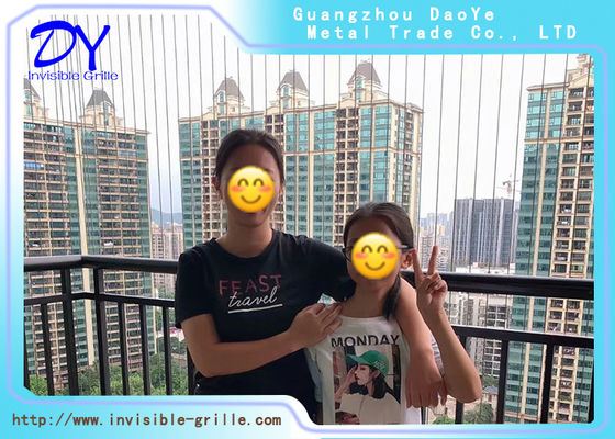 Dây thép không gỉ 316 2.0mm cho Lưới an toàn vô hình ban công/cửa sổ tòa nhà cao tầng