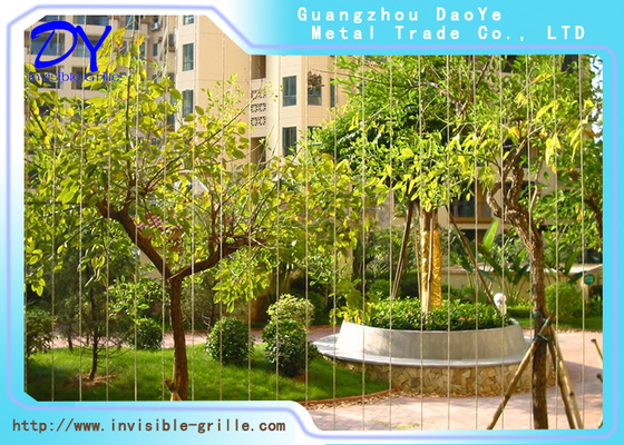 316 Dây thép không gỉ Ban công Lưới tản nhiệt vô hình Chức năng chống trộm