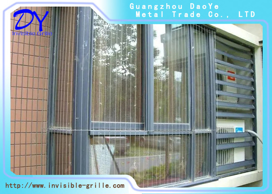 Không bao giờ rỉ sét lưới an toàn vô hình cho ban công cửa sổ 2,0mm 316 thép không gỉ cáp