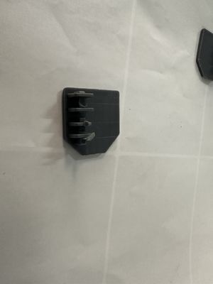 Thích hợp cho nướng trong nhà và ngoài trời Thiết bị nướng vô hình Đồ phụ kiện nướng nhôm Mẫu nắp đầu đường sắt loại 20mm Các thành phần bền