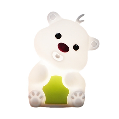 Silicone Night Light Pat with Sleeping Atmosphere Light Creative Toy Festive Decorative Light Ngày Giáng sinh của trẻ em
