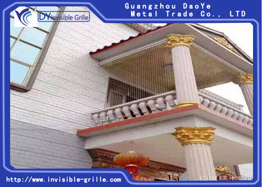 Cố định lưới an toàn vô hình cho ngôi nhà dễ dàng thoát khỏi đám cháy cung cấp tầm nhìn tốt hơn