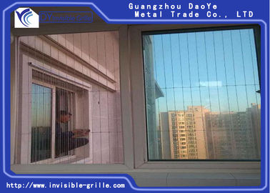Cửa sổ chống trộm Cửa sổ vô hình Lưới tản nhiệt dễ dàng làm sạch với khả năng cách âm tuyệt vời