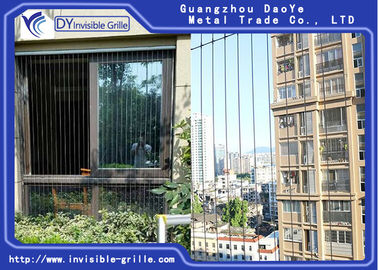 Vỉ nướng vô hình ban công chống gỉ, khung nhôm nướng vô hình cho ban công