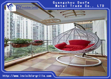 Ban công an toàn Xây dựng đường kính 2,0 mm Stainless Steel Wire Balcony Invisible Grille