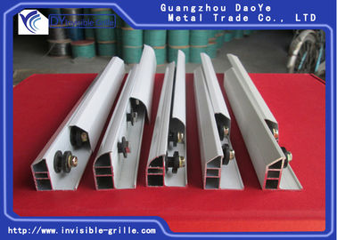 Lưới cửa sổ bằng nhôm vô hình Đường ray, Đường ray nhôm chống gỉ