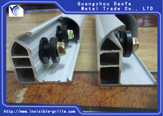 Đường ray cửa sổ trượt bằng nhôm bền cho trẻ em Lò nướng vô hình an toàn