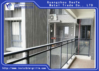 Lưới cố định khung an toàn cứng Cung cấp với lớp phủ Nylon Lưới tản nhiệt vô hình