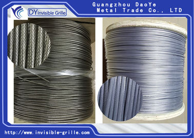 Dây thép không gỉ vô hình 3.0mm được bọc trong cao su nhựa để bảo vệ