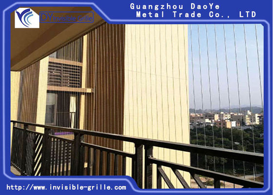 Lưới tản nhiệt chống gỉ nhôm trắng 1.6mm ban công vô hình