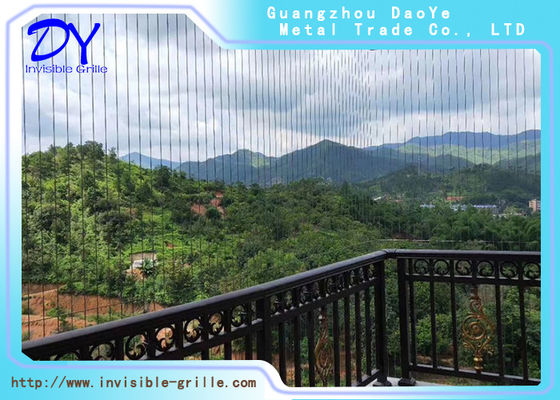 Cửa sổ 2.0mm Dây thép không gỉ Trượt Lưới tản nhiệt vô hình